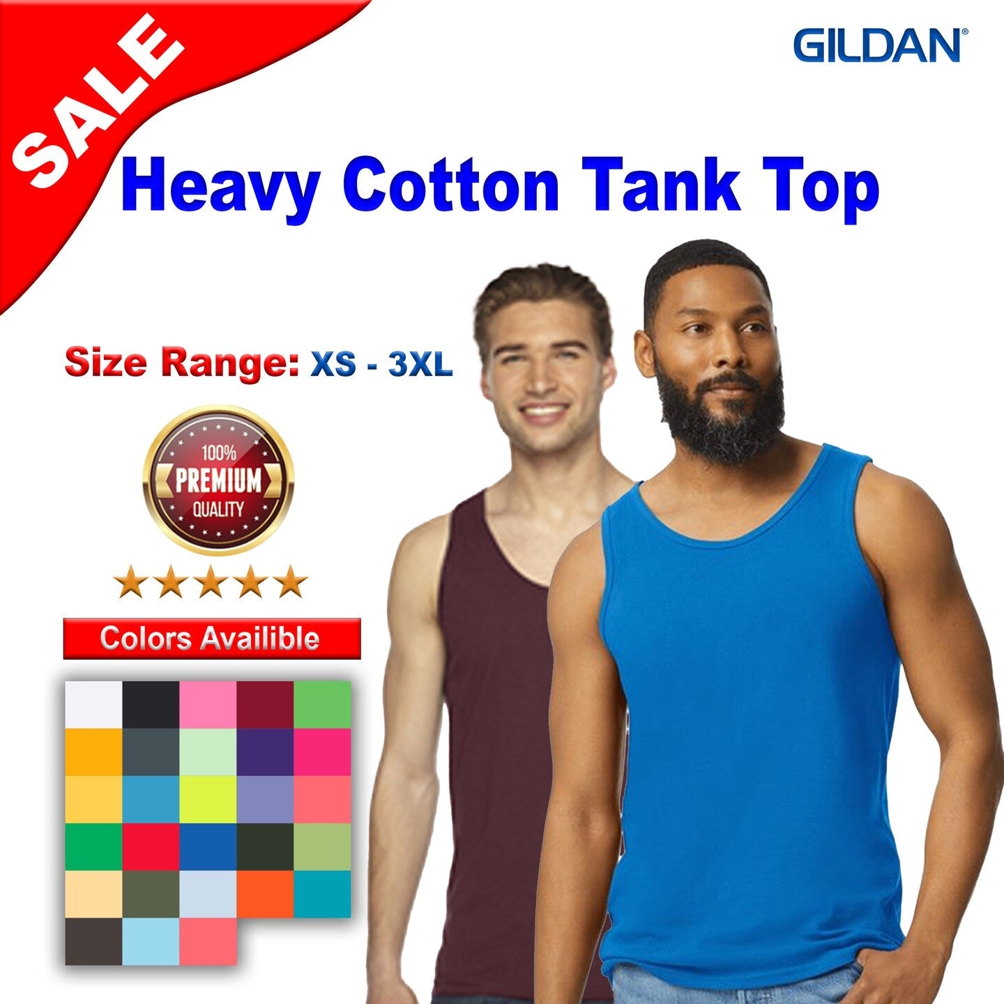 Gildan® Heavy Cotton Tank Top