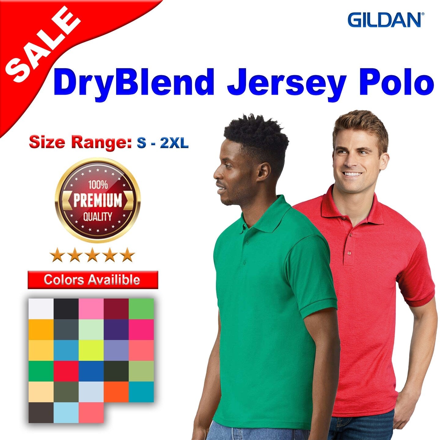 Gildan® DryBlend Jersey Polo