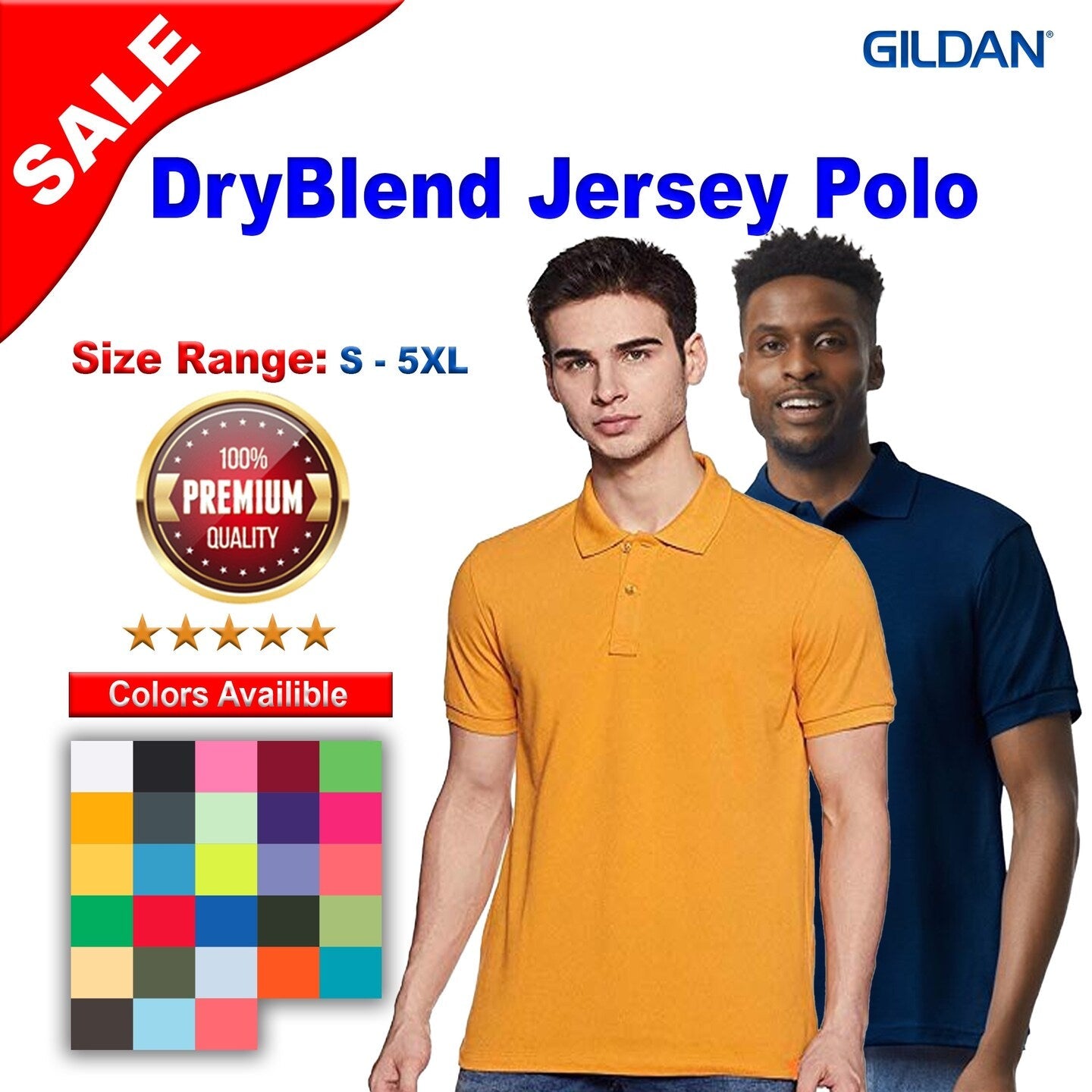 Gildan® DryBlend Jersey Polo
