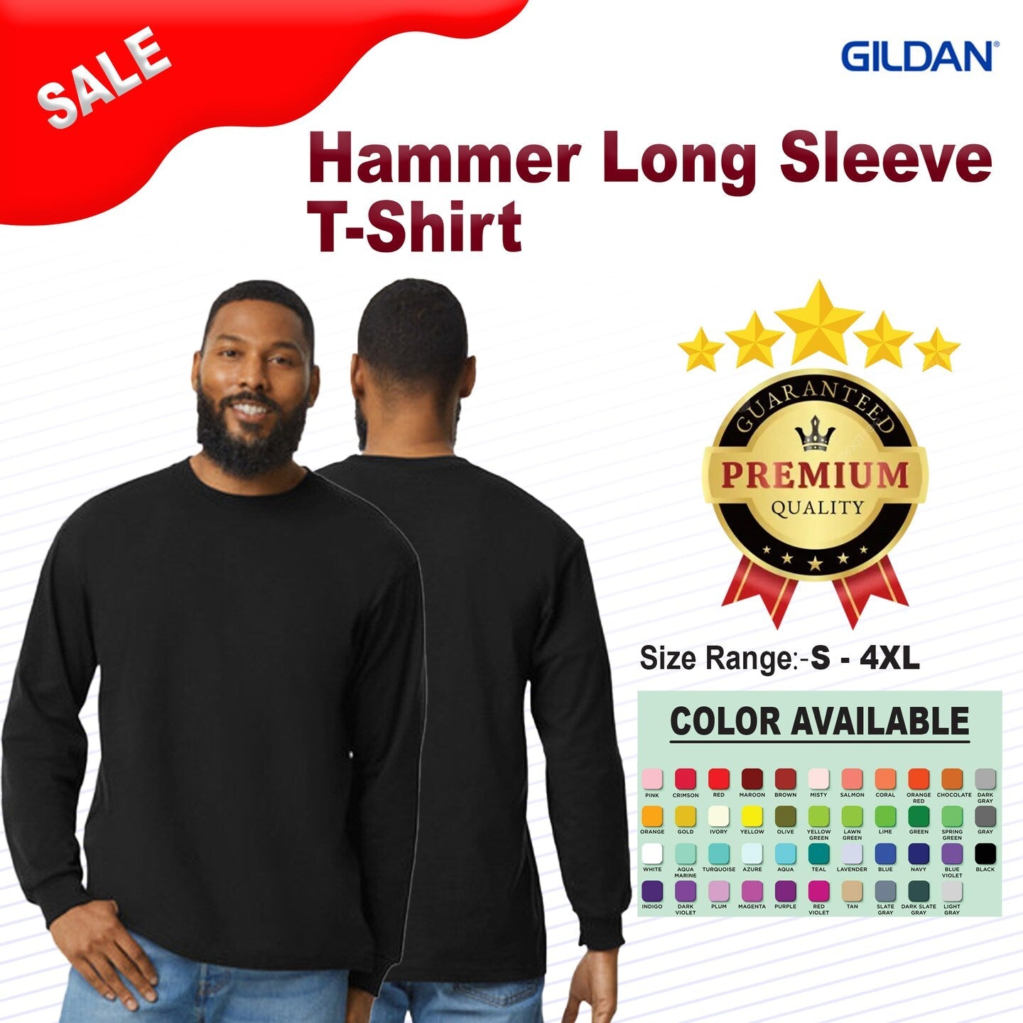 Gildan® Hammer Long Sleeve T-Shirt