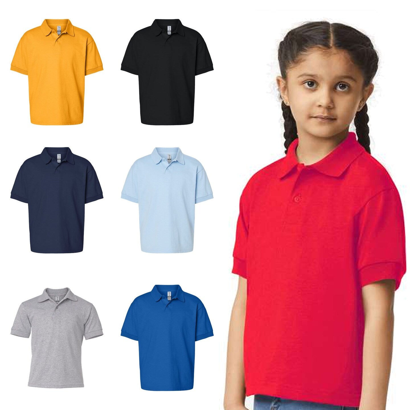 Gildan® DryBlend Youth Jersey Polo