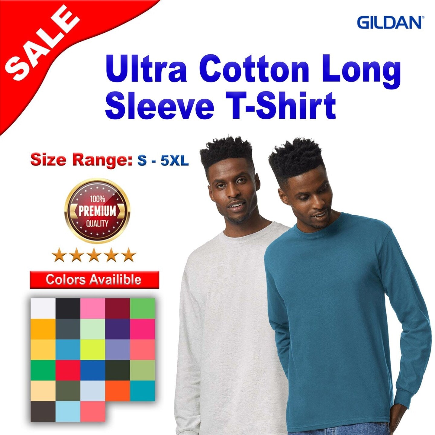 Gildan® Ultra Cotton Long Sleeve T-Shirt