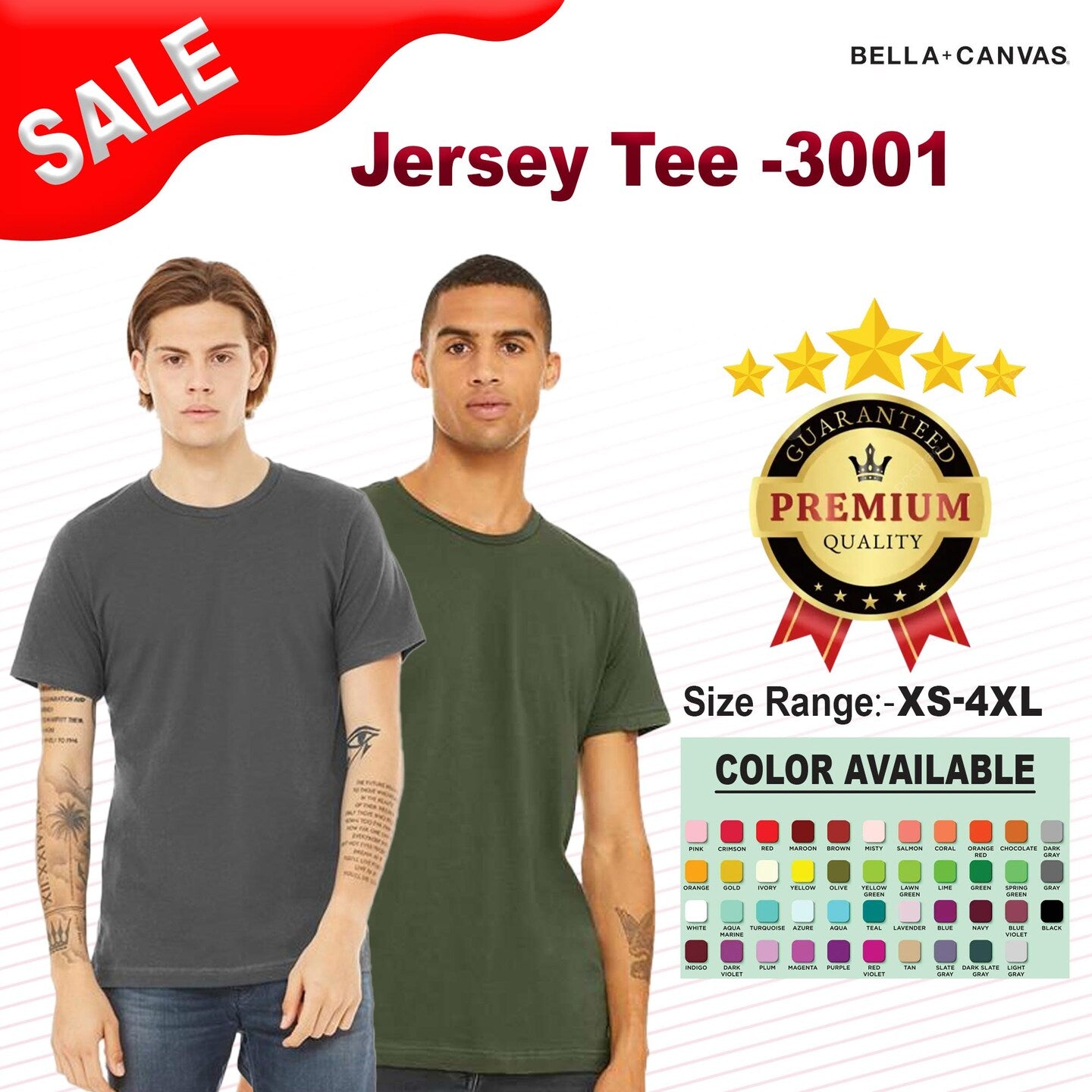 BELLA + CANVAS® Jersey Tee