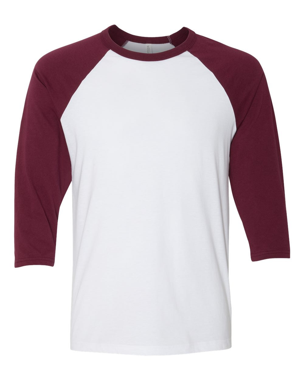 BELLA + CANVAS® Three-Quarter Sleeve Baseball Tee