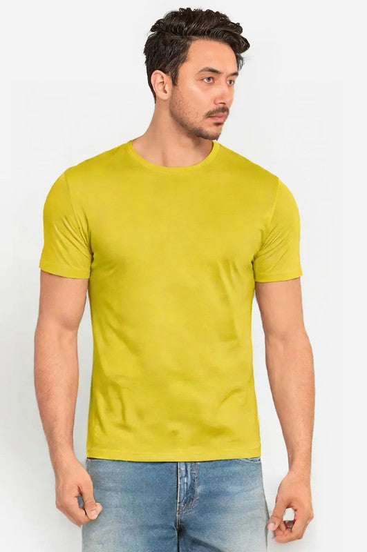Premium Comfort Cotton and Poly T-Shirt – Classic Crew Neck, Breathable & Stylish Everyday Wear